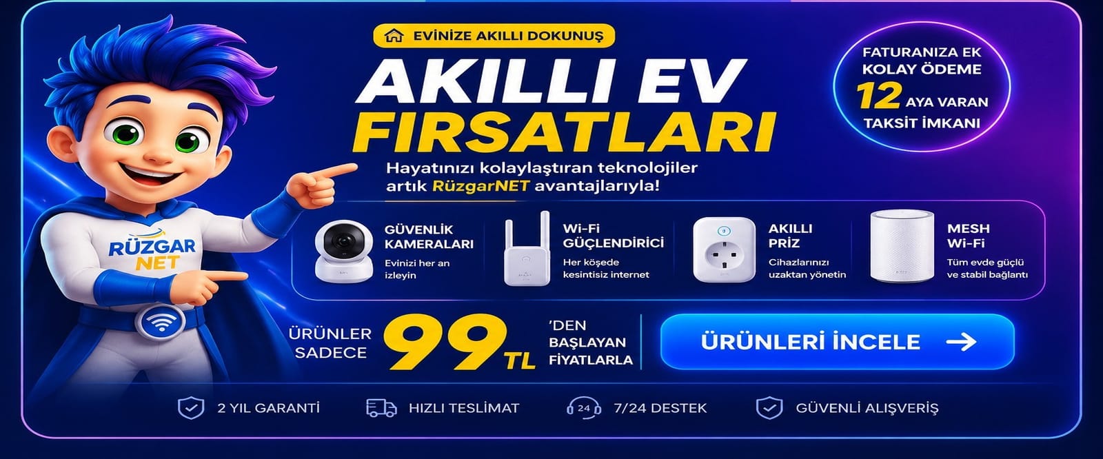 RüzgarNet Kampanyası: Akıllı Ev Ürünleri